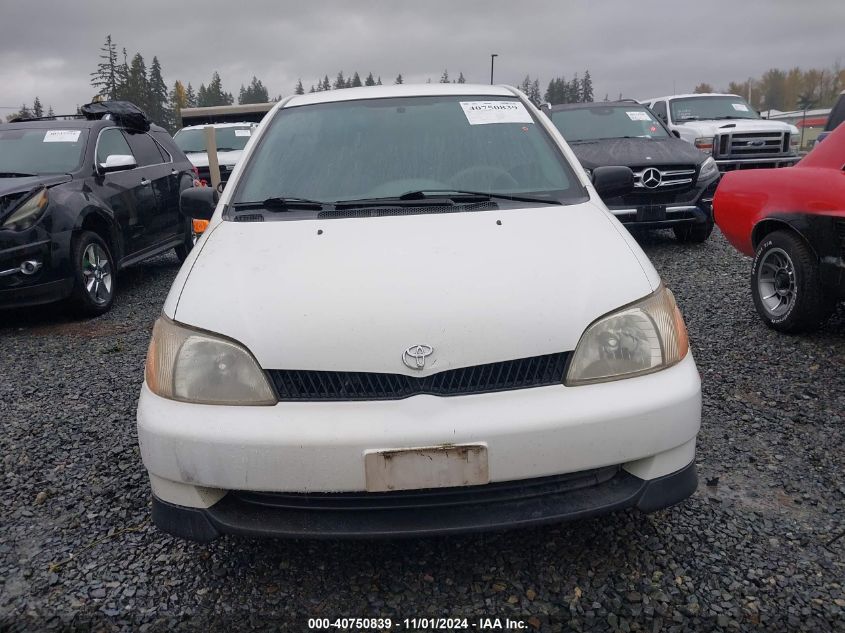 2000 Toyota Echo VIN: JTDBT1232Y0012241 Lot: 40750839