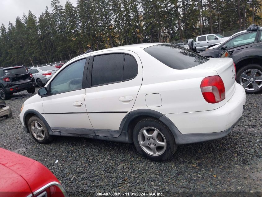 2000 Toyota Echo VIN: JTDBT1232Y0012241 Lot: 40750839