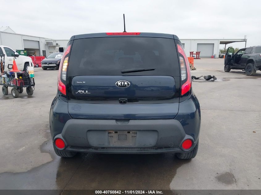 2015 Kia Soul + VIN: KNDJP3A57F7228492 Lot: 40750842