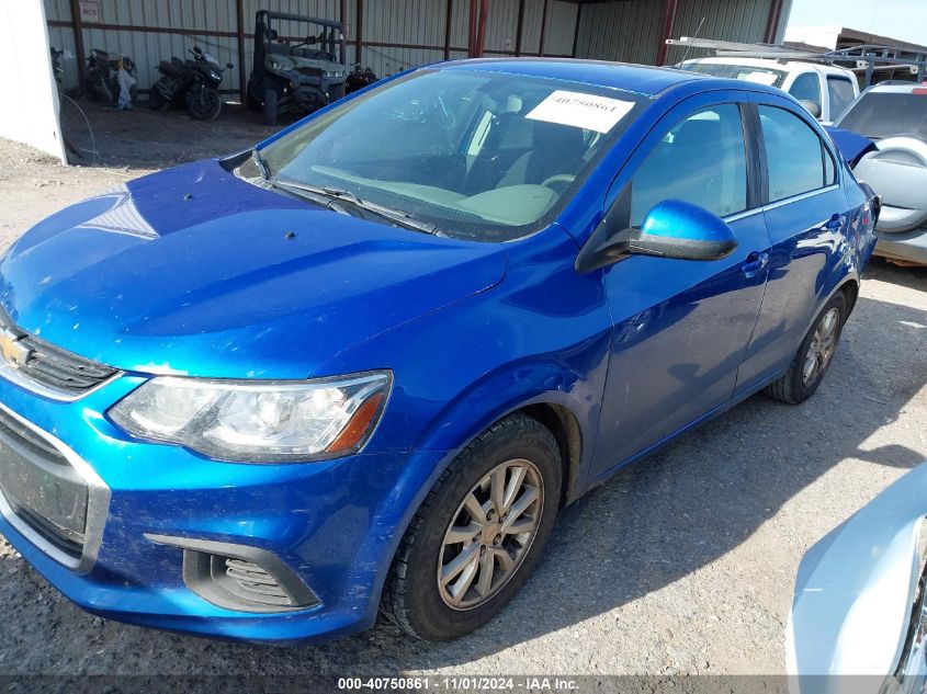 2018 Chevrolet Sonic Lt Auto VIN: 1G1JD5SH1J4140442 Lot: 40750861