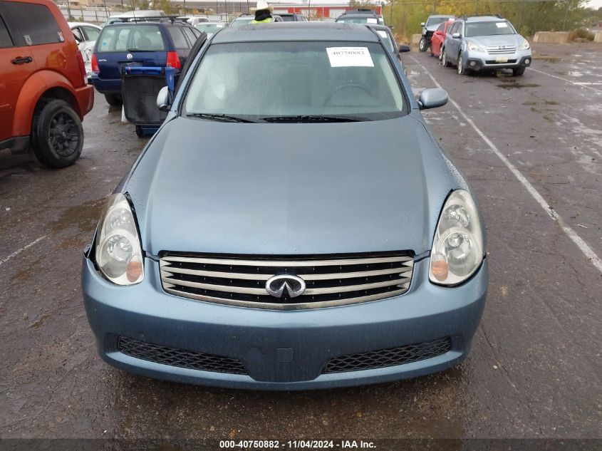 2005 Infiniti G35 VIN: JNKCV51E15M225063 Lot: 40750882