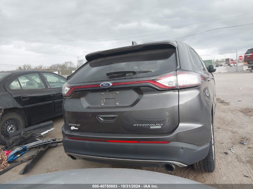 2017 Ford Edge Titanium VIN: 2FMPK3K9XHBB80373 Lot: 40750883