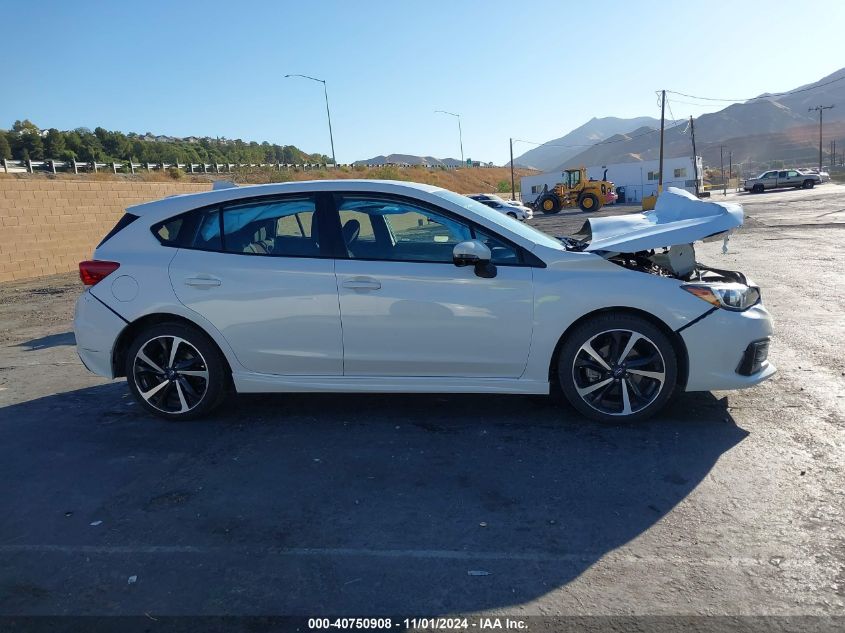 2022 Subaru Impreza Sport 5-Door VIN: 4S3GTAL61N3716729 Lot: 40750908