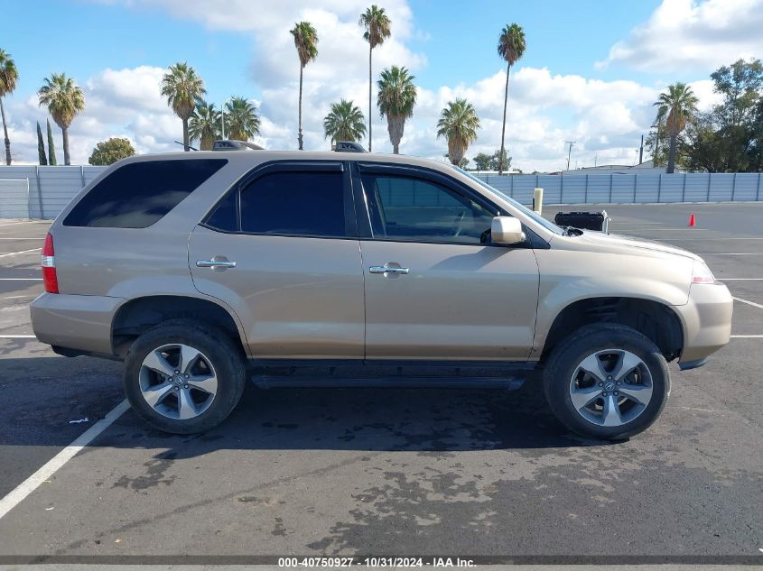 2001 Acura Mdx 3.5L VIN: 2HNYD18241H520616 Lot: 40750927