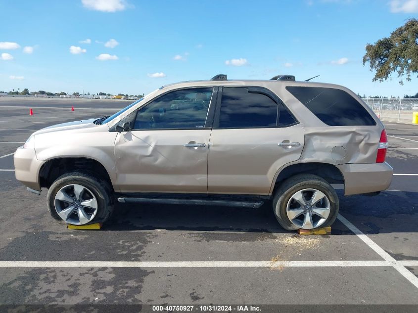 2001 Acura Mdx 3.5L VIN: 2HNYD18241H520616 Lot: 40750927