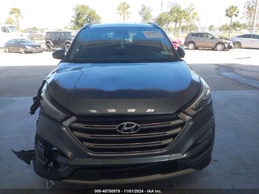 2017 Hyundai Tucson Limited VIN: KM8J3CA28HU537535 Lot: 40750979