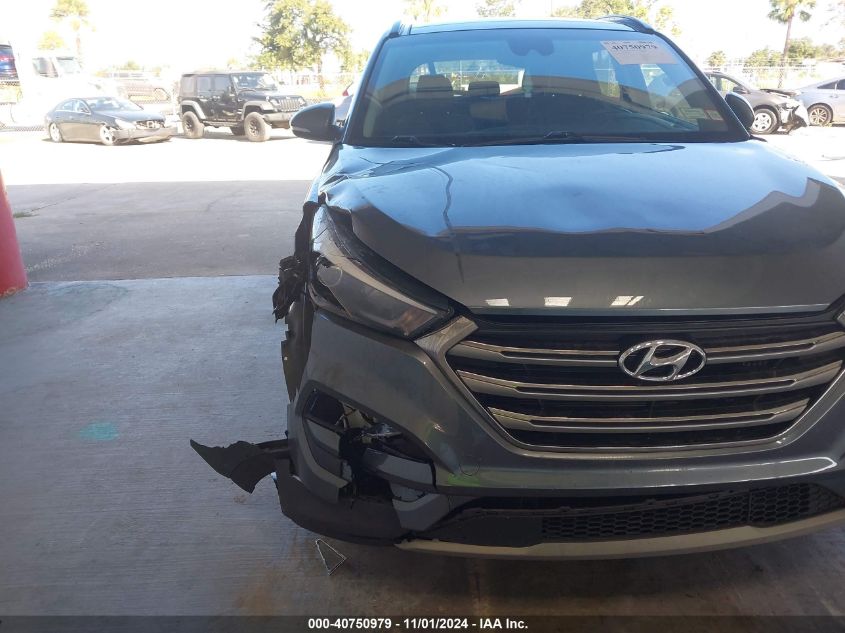 2017 Hyundai Tucson Limited VIN: KM8J3CA28HU537535 Lot: 40750979