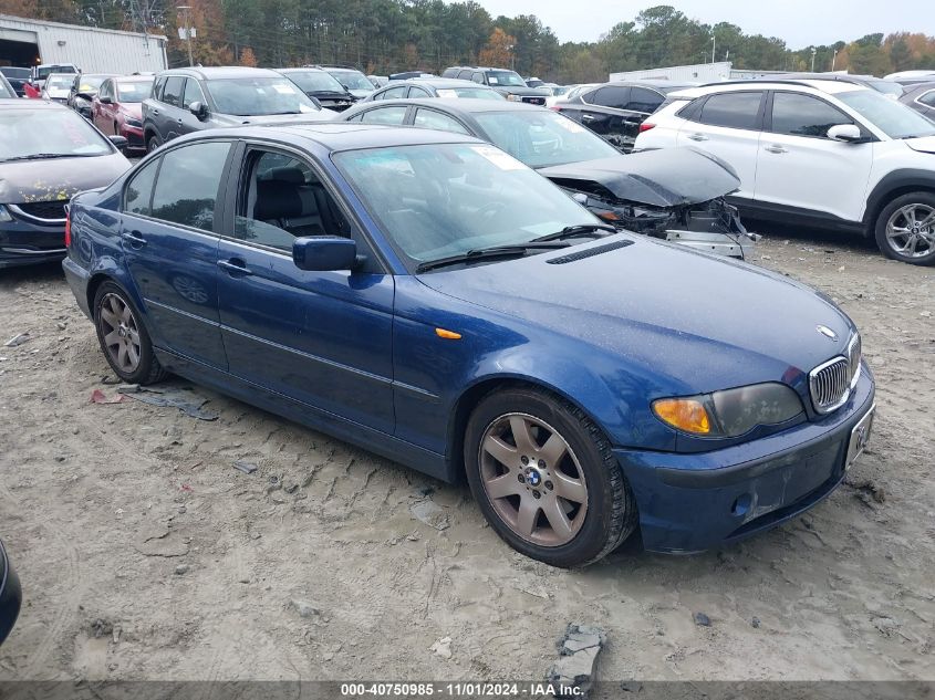 2004 BMW 325I VIN: WBAAZ33434KP0430 Lot: 40750985