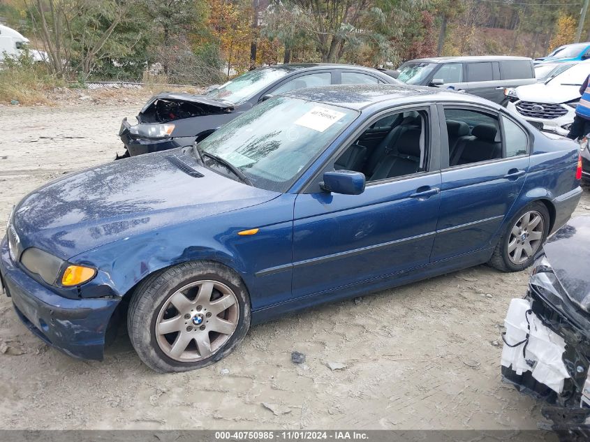 2004 BMW 325I VIN: WBAAZ33434KP0430 Lot: 40750985