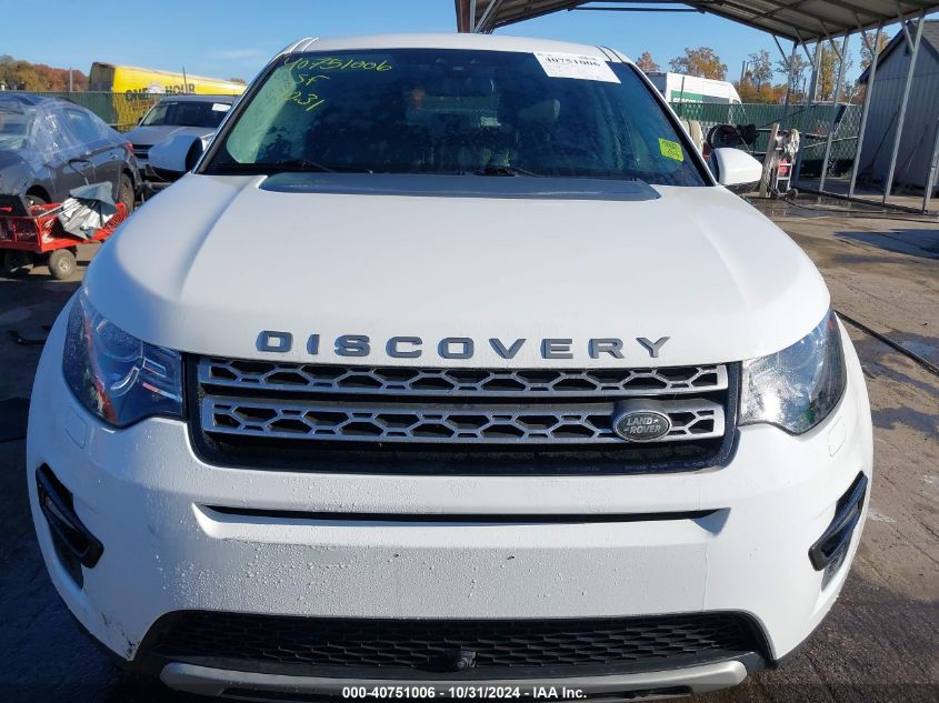 2016 Land Rover Discovery Sport Hse VIN: SALCR2BG6GH612197 Lot: 40751006