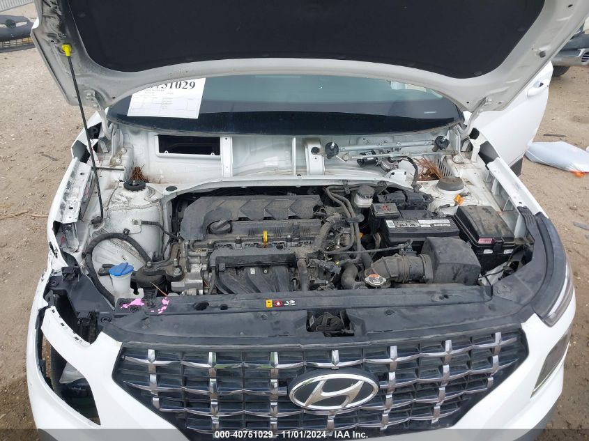 2021 Hyundai Venue Sel VIN: KMHRC8A36MU083935 Lot: 40751029