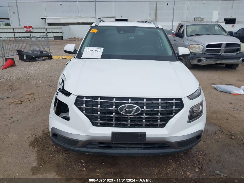 2021 Hyundai Venue Sel VIN: KMHRC8A36MU083935 Lot: 40751029