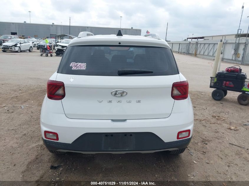 2021 Hyundai Venue Sel VIN: KMHRC8A36MU083935 Lot: 40751029