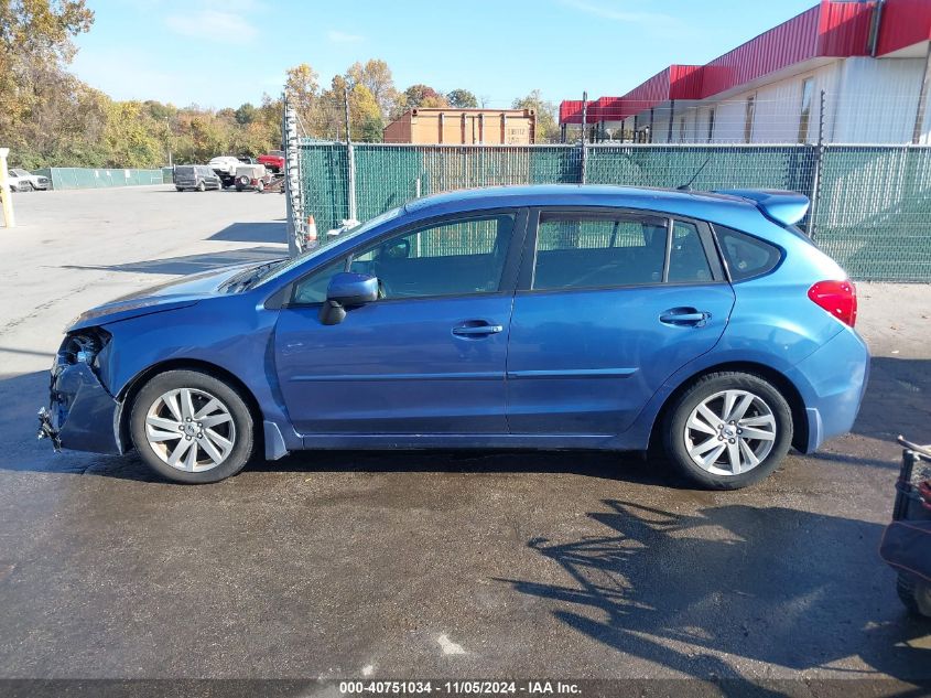 2016 Subaru Impreza 2.0I Premium VIN: JF1GPAB67GH205513 Lot: 40751034