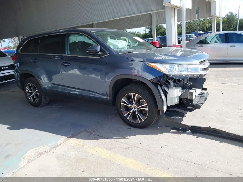 2019 Toyota Highlander Le VIN: 5TDZZRFHXKS332171 Lot: 40751050