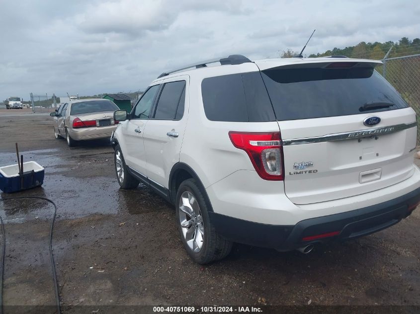 VIN 1FM5K7F82FGB71107 2015 Ford Explorer, Limited no.3