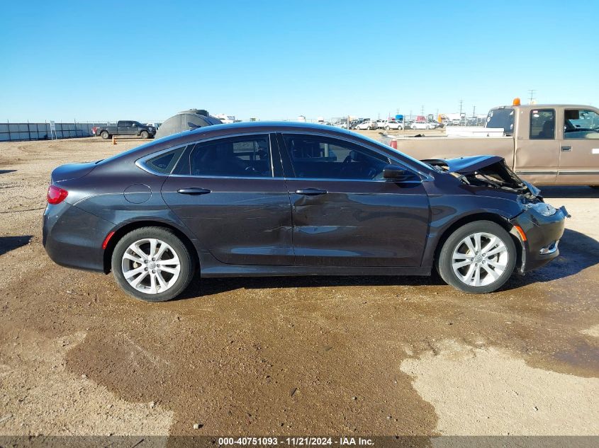 2016 Chrysler 200 Limited Platinum VIN: 1C3CCCAB3GN192215 Lot: 40751093