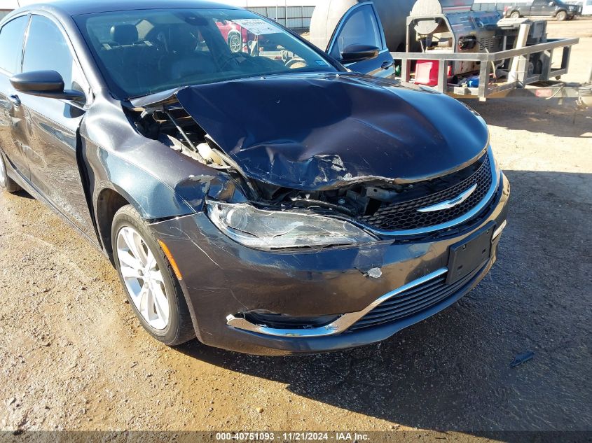 2016 Chrysler 200 Limited Platinum VIN: 1C3CCCAB3GN192215 Lot: 40751093