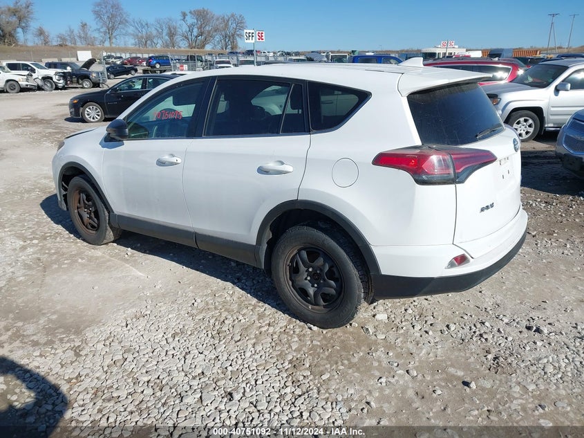 Vin: 2t3bfrev9jw711158, lot: 41240524, toyota rav4 le 20183