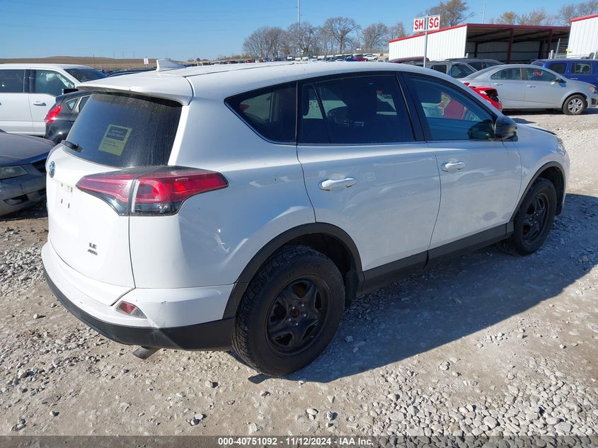 Vin: 2t3bfrev9jw711158, lot: 41240524, toyota rav4 le 20184
