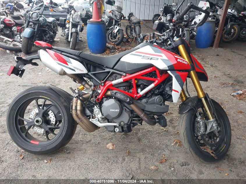 2023 Ducati Hypermotard 950/950 Sp VIN: ZDMBAJDT4PB009299 Lot: 40751096