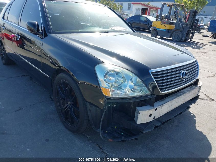 2001 Lexus Ls 430 VIN: JTHBN30F310038922 Lot: 40751100