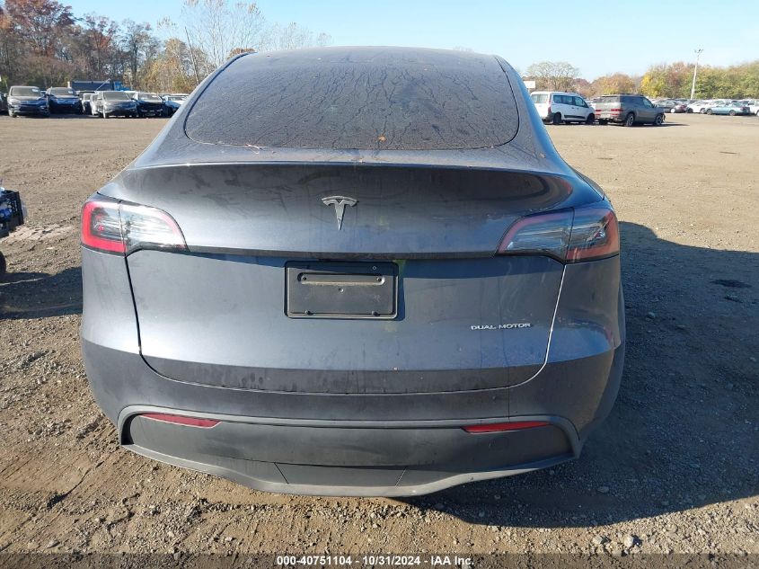 2023 Tesla Model Y Awd/Long Range Dual Motor All-Wheel Drive VIN: 7SAYGDEE5PA106501 Lot: 40751104