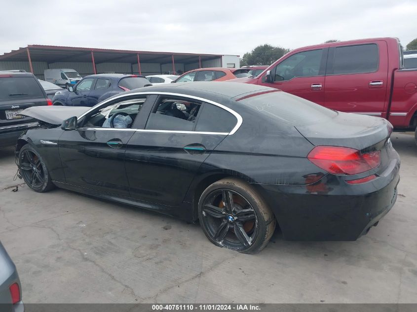 2013 BMW 650I Gran Coupe VIN: WBA6B2C59DD128174 Lot: 40751110