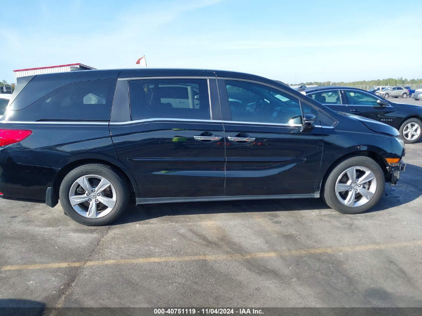 2018 Honda Odyssey Ex-L VIN: 5FNRL6H75JB008052 Lot: 40751119