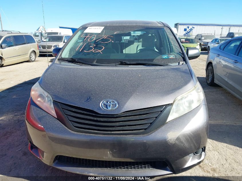 2011 Toyota Sienna Base V6 VIN: 5TDZK3DC4BS027340 Lot: 40751132