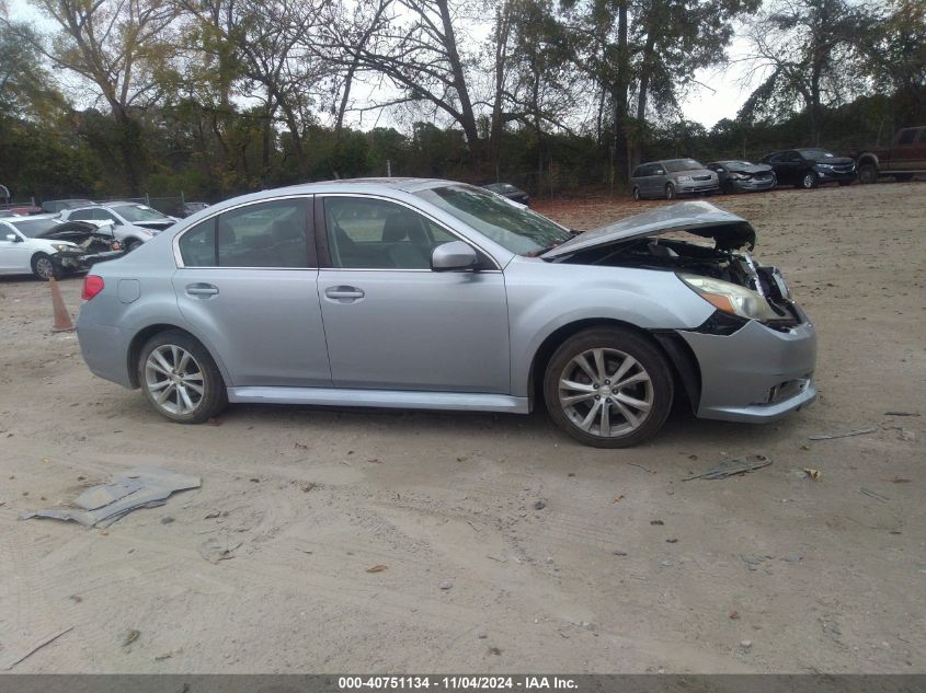 2013 Subaru Legacy 2.5I Limited VIN: 4S3BMBP6XD3002796 Lot: 40751134