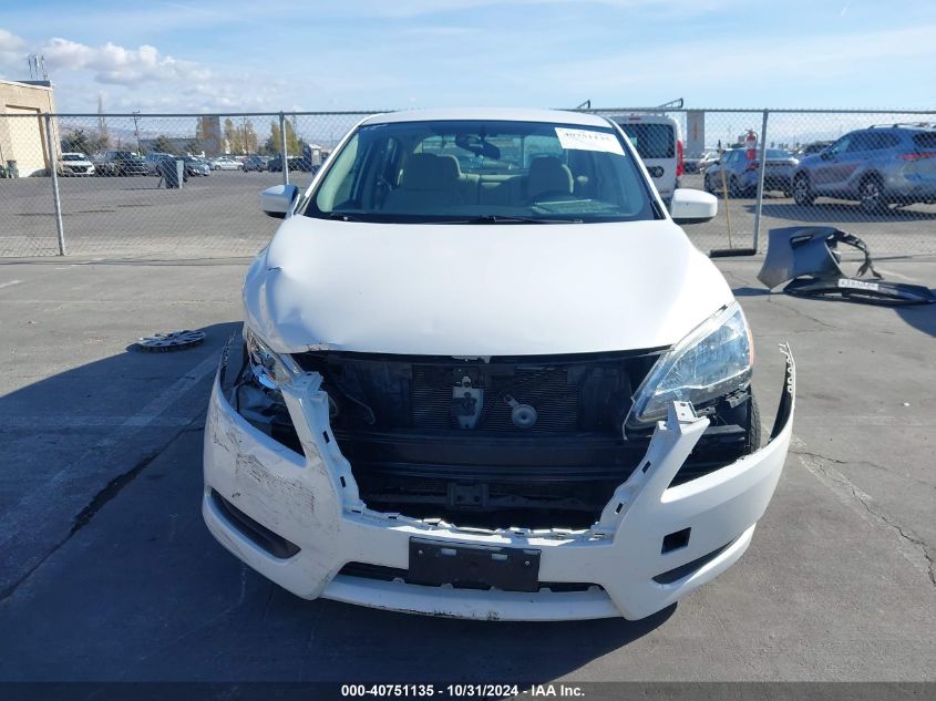 2015 Nissan Sentra Sv VIN: 3N1AB7AP8FL696138 Lot: 40751135