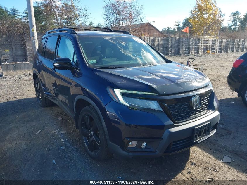 2019 Honda Passport Elite VIN: 5FNYF8H03KB000714 Lot: 40751139