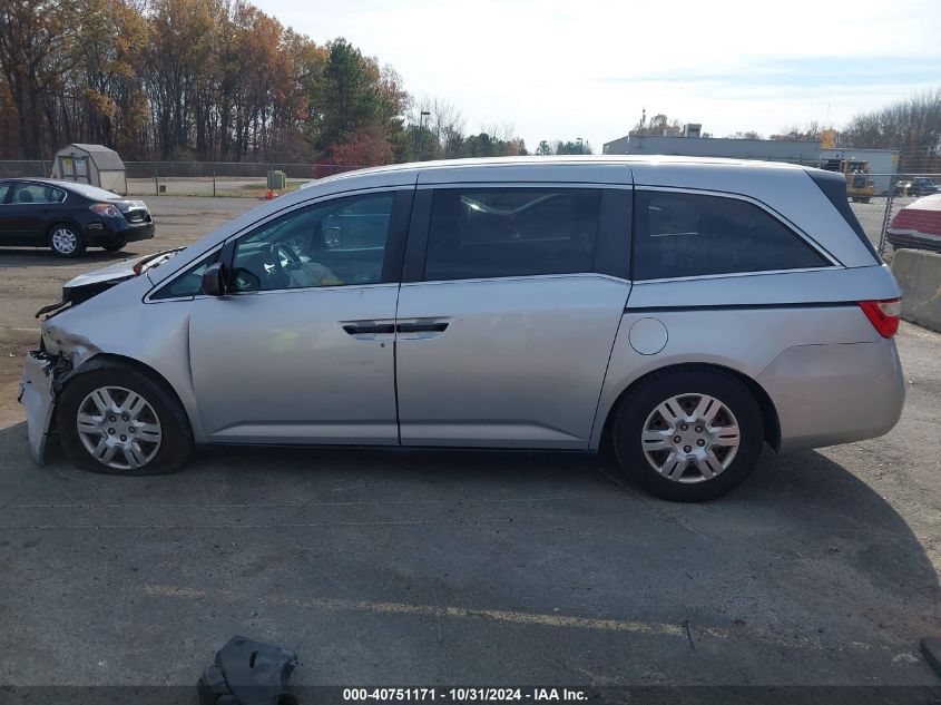 2011 Honda Odyssey Lx VIN: 5FNRL5H25BB043111 Lot: 40751171