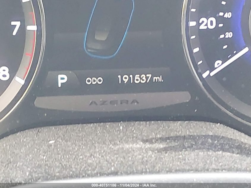 2014 HYUNDAI AZERA LIMITED KMHFH4JG0EA424930