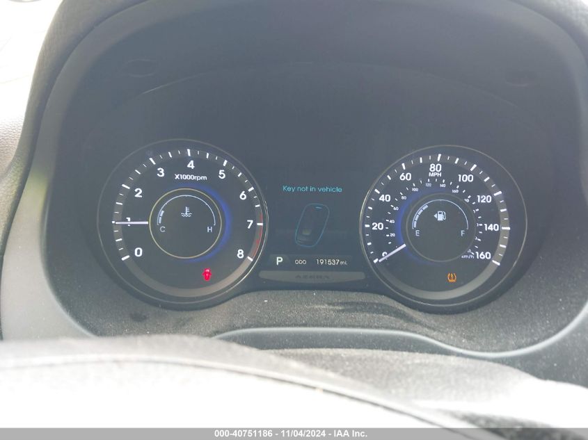 2014 HYUNDAI AZERA LIMITED KMHFH4JG0EA424930