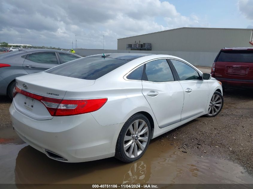 2014 HYUNDAI AZERA LIMITED KMHFH4JG0EA424930
