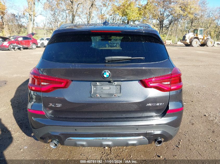 2019 BMW X3 xDrive30I VIN: 5UXTR9C57KLE17830 Lot: 40751192