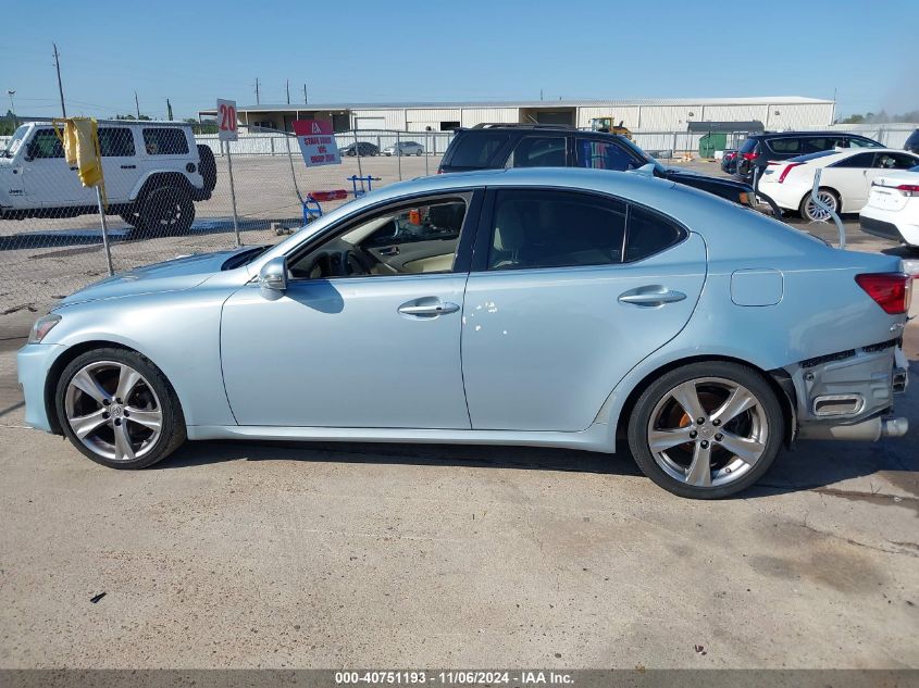 2012 Lexus Is 250 VIN: JTHBF5C22C5182596 Lot: 40751193