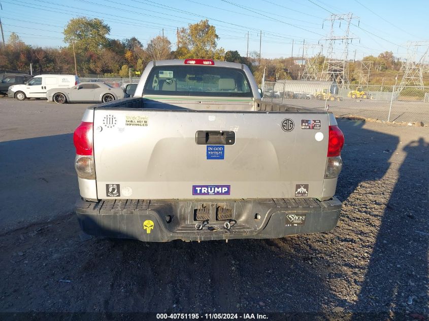 2008 Toyota Tundra Base V6 VIN: 5TFLU52108X009367 Lot: 40751195