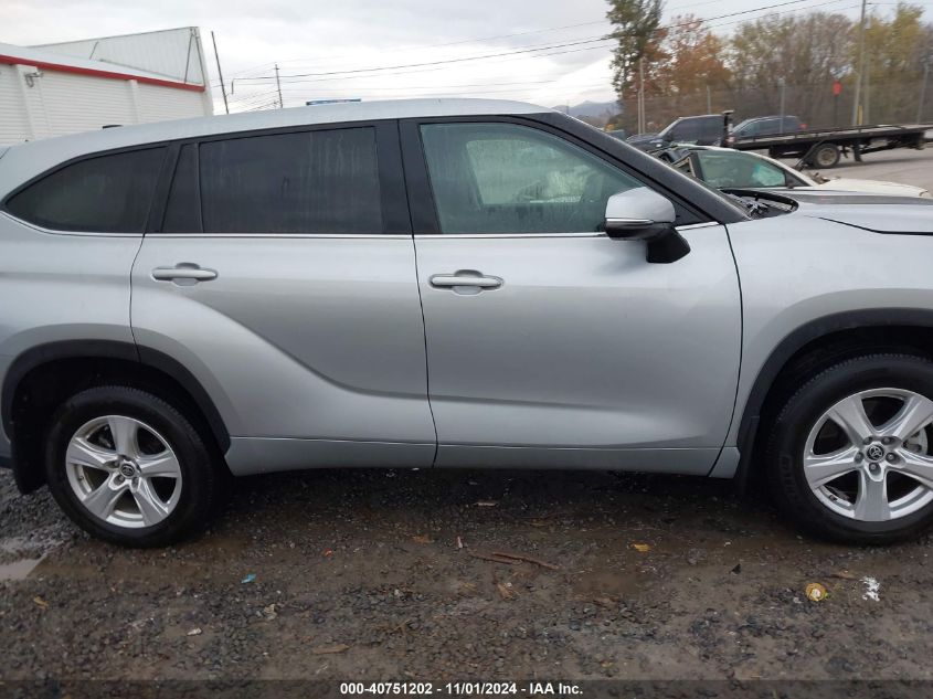 2023 Toyota Highlander Le VIN: 5TDKDRBH5PS500277 Lot: 40751202