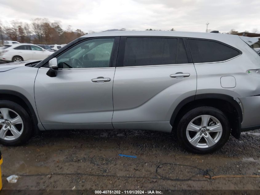 2023 Toyota Highlander Le VIN: 5TDKDRBH5PS500277 Lot: 40751202