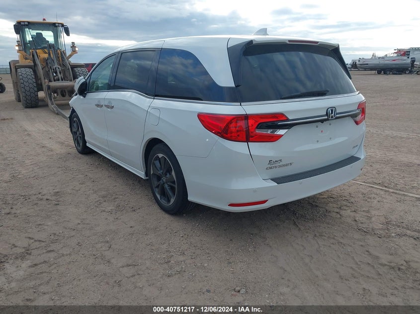 Vin: 5fnrl6h99mb005029, lot: 41240647, honda odyssey elite 20213
