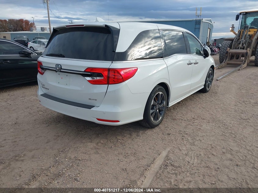 Vin: 5fnrl6h99mb005029, lot: 41240647, honda odyssey elite 20214