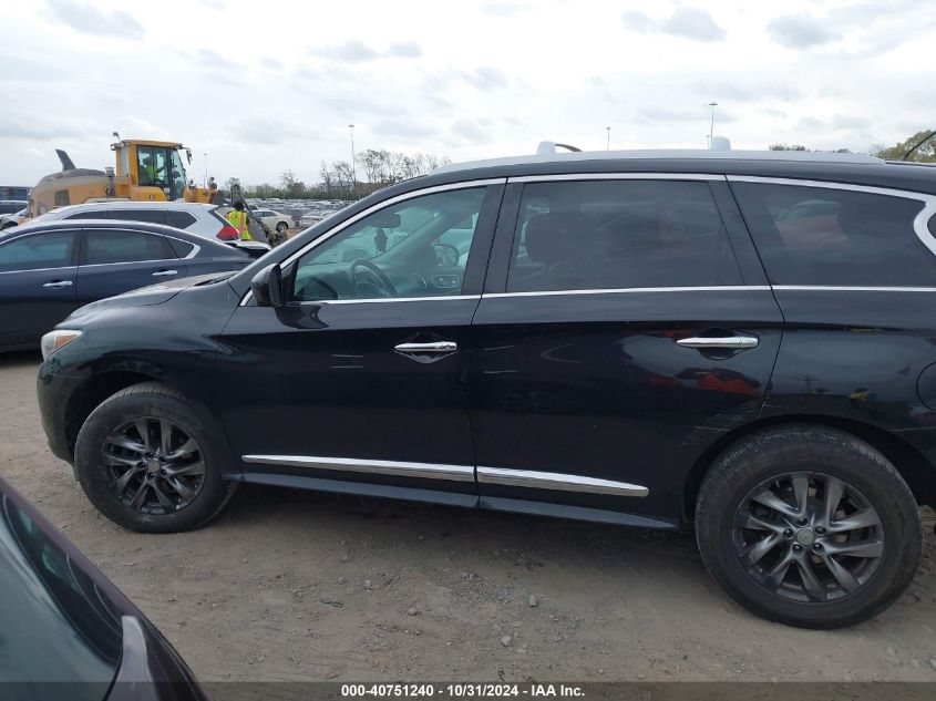 2013 Infiniti Jx35 VIN: 5N1AL0MM3DC334242 Lot: 40751240