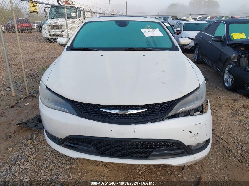 2015 Chrysler 200 S VIN: 1C3CCCBG8FN613595 Lot: 40751246