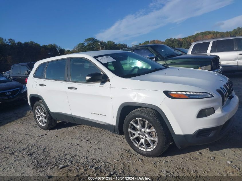 2014 Jeep Cherokee Sport VIN: 1C4PJLAB2EW155828 Lot: 40751255