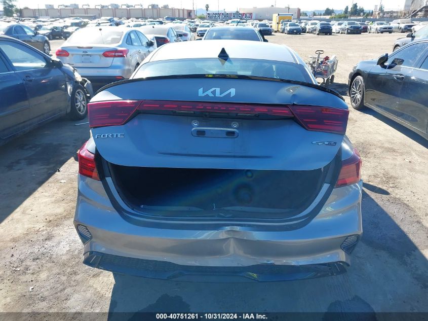 2022 Kia Forte Gt-Line VIN: 3KPF54AD3NE453354 Lot: 40751261