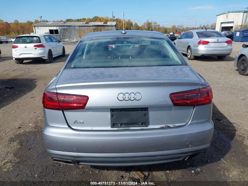 2016 Audi A6 2.0T Premium Plus VIN: WAUDFAFC9GN058707 Lot: 40751273