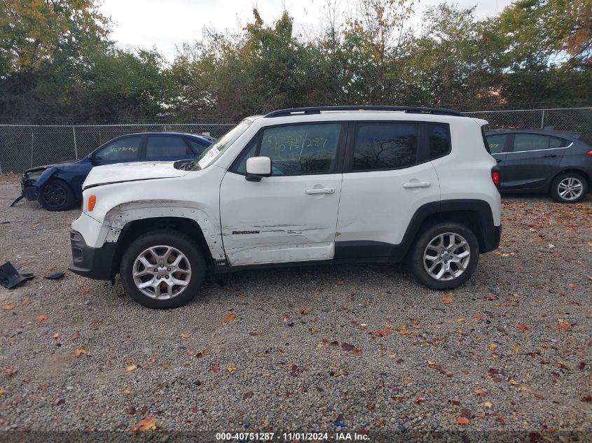 2016 Jeep Renegade Latitude VIN: ZACCJBBT7GPE39178 Lot: 40751287